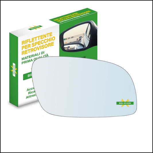 Vetro Specchio Retrovisore Lato Dx-Passeggero Per Volkswagen Touran 2003-2010 BIBA-RICAMBI