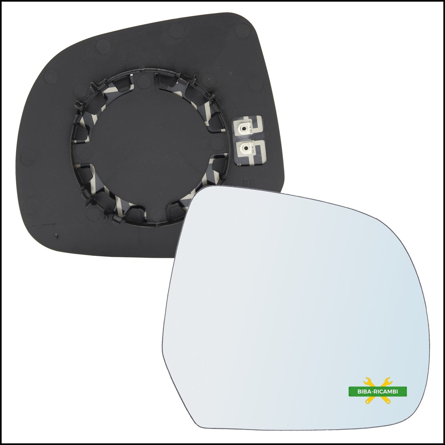 V. Piastra Retrovisore Termica Lato Dx-Passeggero Per Dacia Duster I solo dal 2010-2014 BIBA-RICAMBI