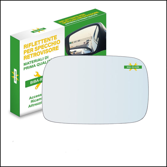 Vetro Specchio Retrovisore Lato Dx-Passeggero Per Ford Fiesta II (FBD) dal 1983-1989 BIBA-RICAMBI