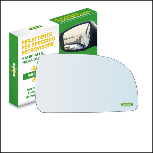 Vetro Specchio Retrovisore Lato Dx-Passeggero Per Kia Carens II (FJ) dal 2002-2006 BIBA-RICAMBI
