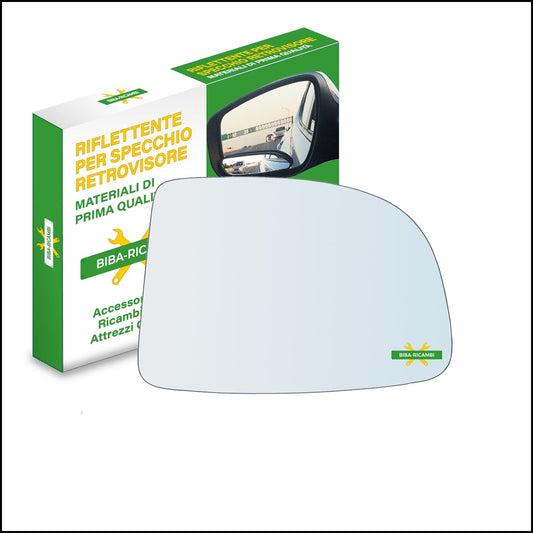 Vetro Specchio Retrovisore Lato Dx-Passeggero Per Kia Carens III (UN) dal 2006-2009 BIBA-RICAMBI