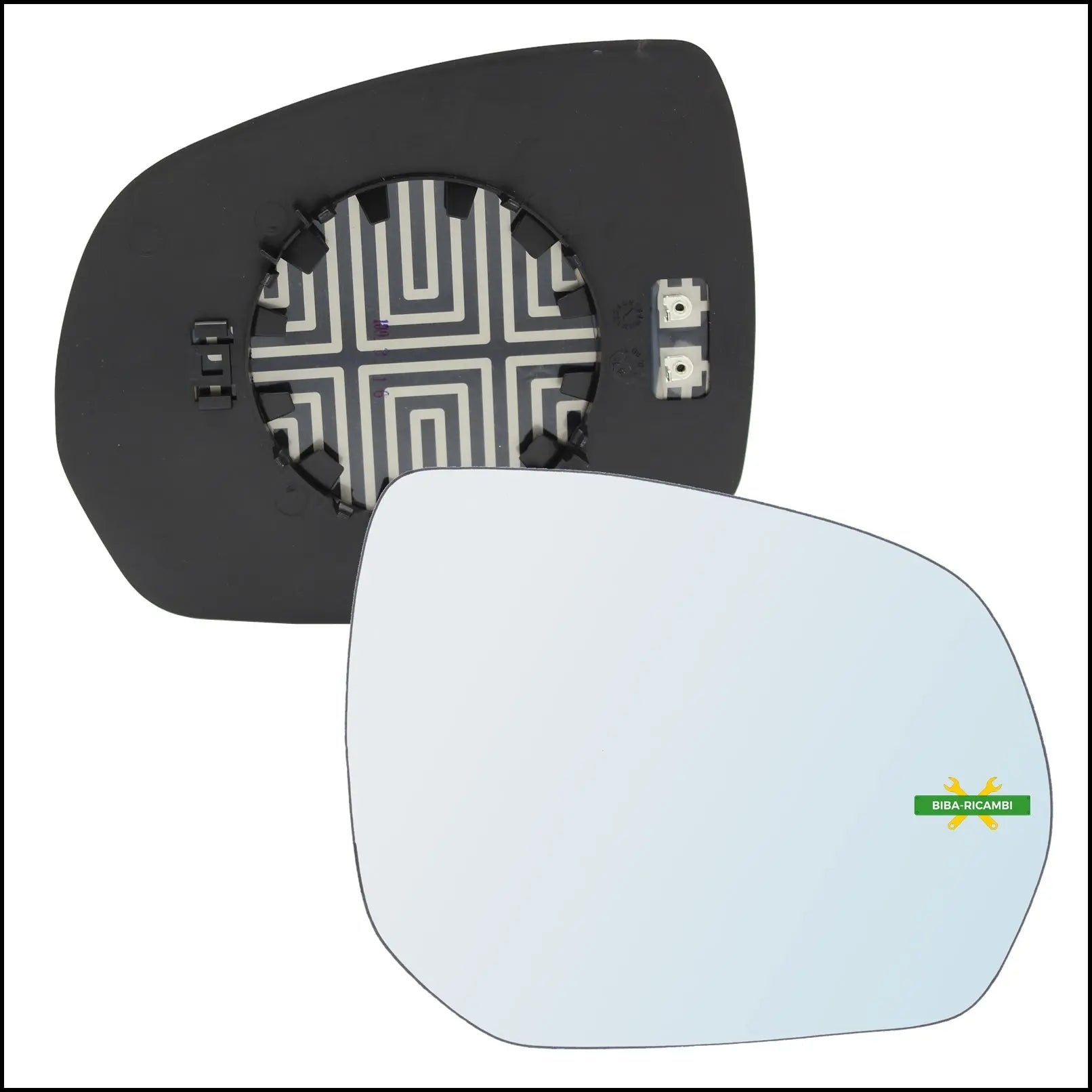 Piastra Retrovisore Termica Lato Dx-Passeggero Per Citroen C4 Grand Picasso I (UA) dal 2004-2013 BIBA-RICAMBI