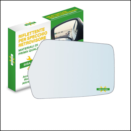 Vetro Specchio Retrovisore Lato Dx-Passeggero Per Skoda Forman Dal 1987-2004 BIBA-RICAMBI