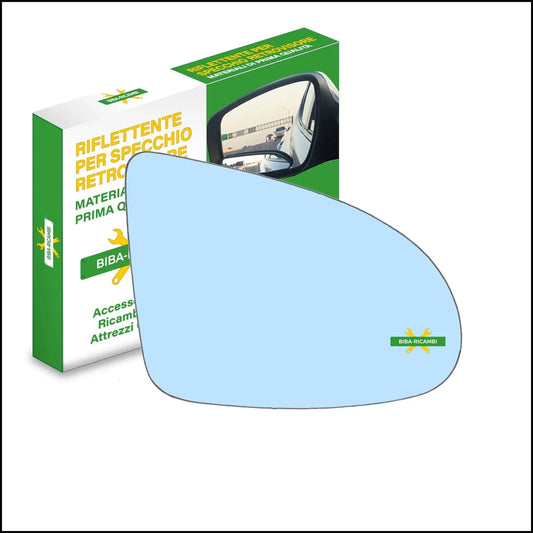 Vetro Specchio Retrovisore Azzuratto Lato Dx-Passeggero Per Audi A2 (8Z0) dal 2000-2005 BIBA-RICAMBI