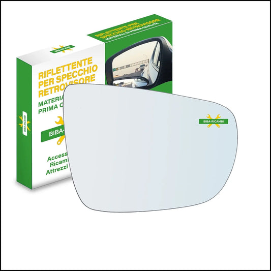 Vetro Specchio Retrovisore Cromato Lato Dx-Passeggero Per Kia Carens IV dal 2013&gt; BIBA-RICAMBI