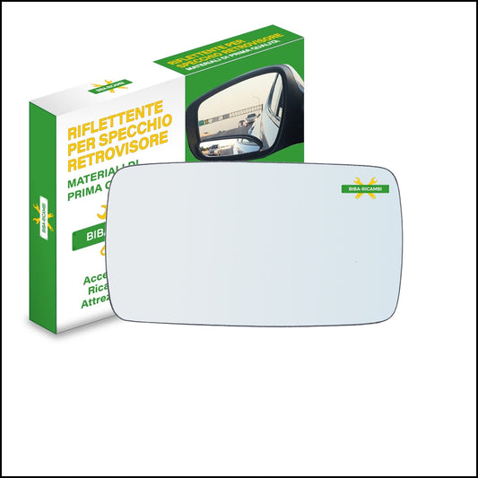Vetro Specchio Retrovisore Lato DX Compatibile Per Ford Orion dal 1990-1994 BIBA-RICAMBI
