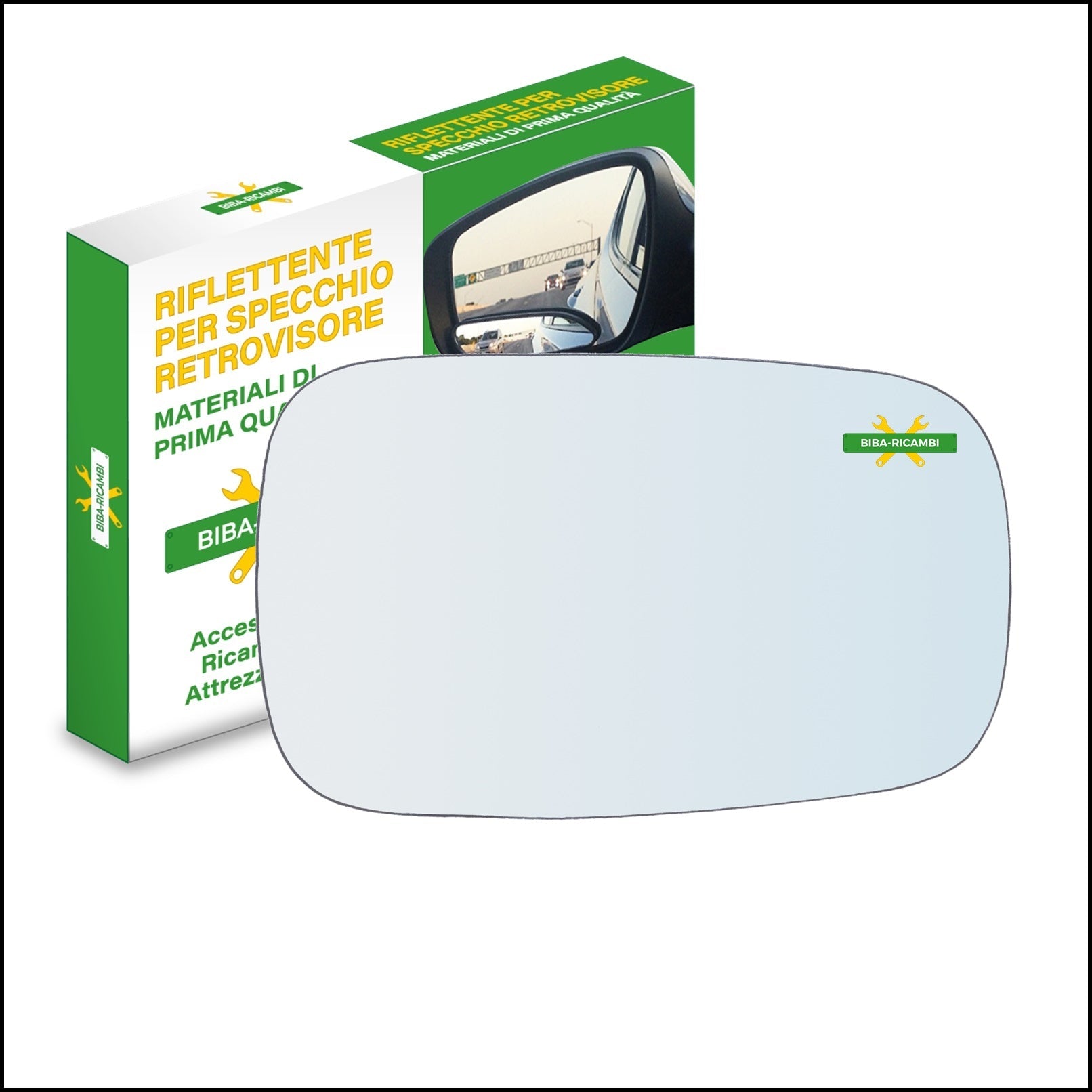 Vetro Specchio Retrovisore Lato Dx-Passeggero Per Renault Vel Satis (BJ0) dal 2002> BIBA-RICAMBI