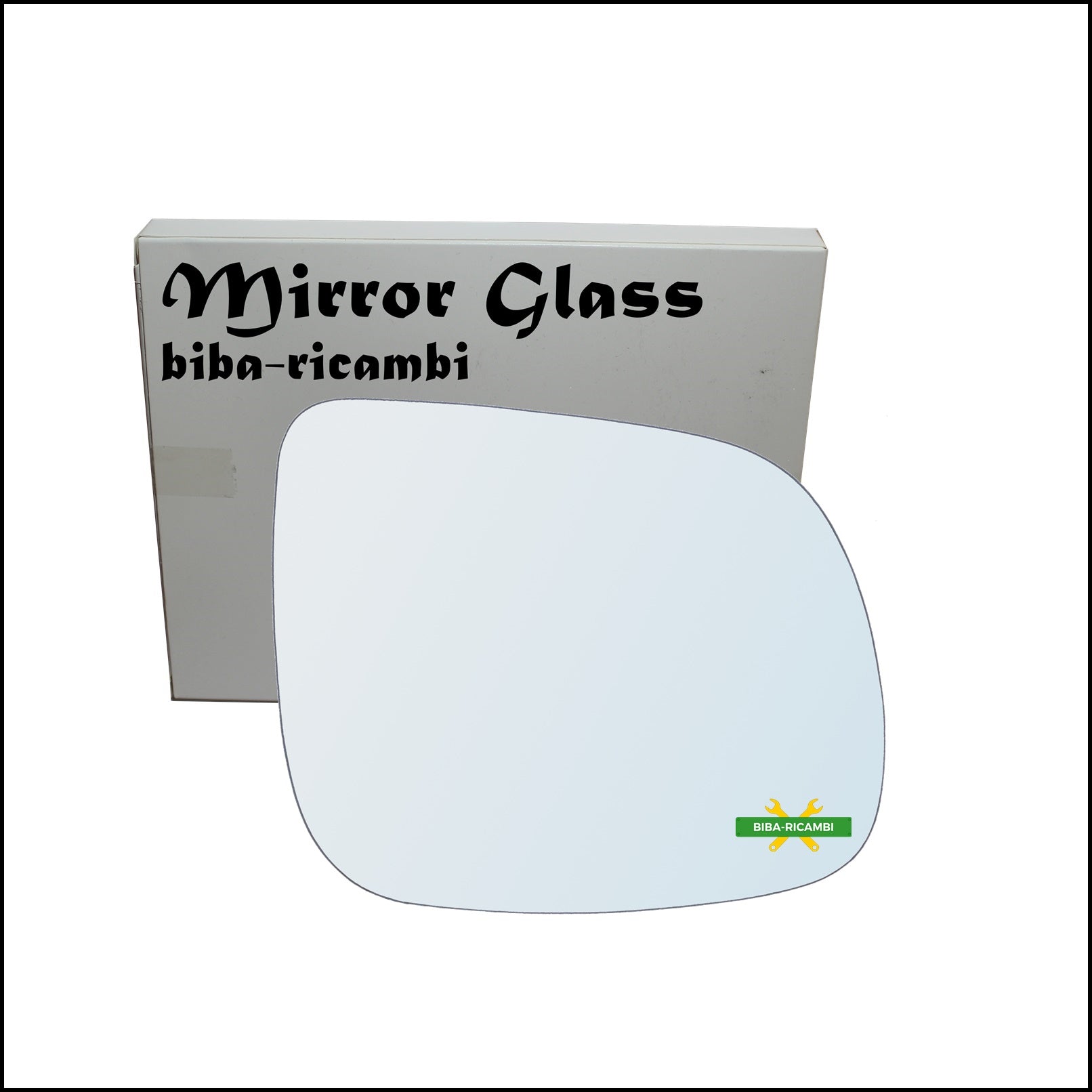 Vetro Specchio Retrovisore Cromato Lato Dx-Passeggero Per Audi Q5 I (8RB) dal 2008-2017 BIBA-RICAMBI