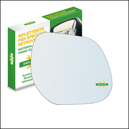 Vetro Specchio Retrovisore Lato Dx-Passeggero Per Citroen C-Crosser (VU,VV) dal 2007&gt; BIBA-RICAMBI