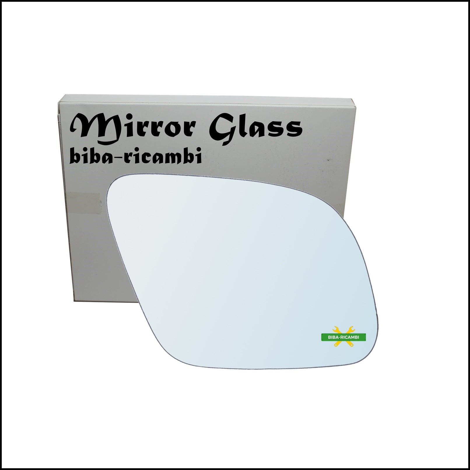 Vetro Specchio Retrovisore Cromato Lato Dx-Passeggero Per Audi A4 I (8D) solo dal 1999-2000 BIBA-RICAMBI