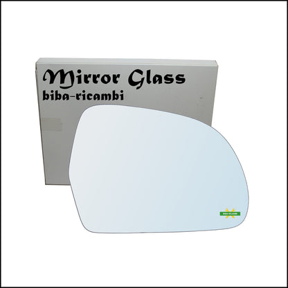 Vetro Specchio Retrovisore Cromato Lato Dx-Passeggero Per Skoda Octavia II (1Z) solo dal 2009-2013 BIBA-RICAMBI