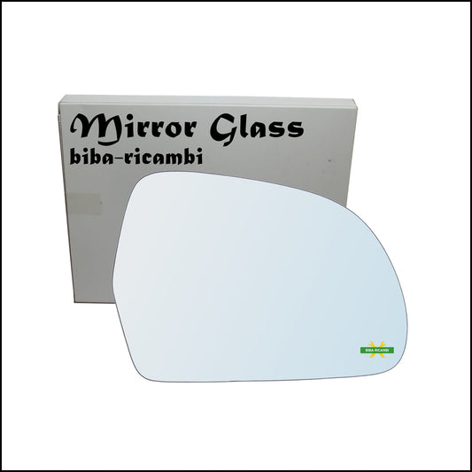 Vetro Specchio Retrovisore Cromato Lato Dx-Passeggero Per Skoda Octavia II (1Z) solo dal 2009-2013 BIBA-RICAMBI