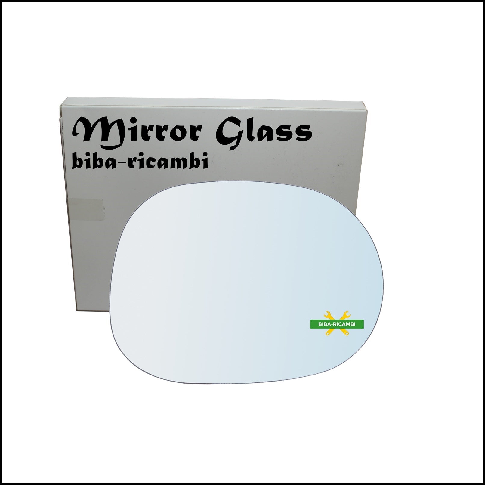 Vetro Specchio Retrovisore Cromato Lato Dx-Passeggero Per DR 1 dal 2010-2014 BIBA-RICAMBI