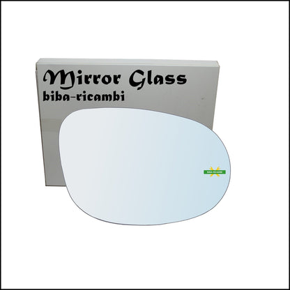 Vetro Specchio Retrovisore Cromato Lato Dx-Passeggero Per Lancia Musa (350) solo dal 2010-2012 BIBA-RICAMBI