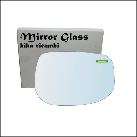 Vetro Specchio Retrovisore Cromato Lato Dx-Passeggero Per Honda Jazz III (GE) dal 2007&gt; BIBA-RICAMBI