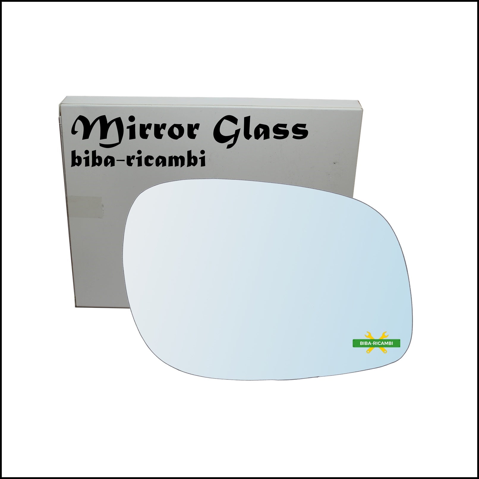 Vetro Specchio Retrovisore Cromato Lato Dx-Passeggero Per Land Rover Freelander I (L314) dal 1998-2006 BIBA-RICAMBI