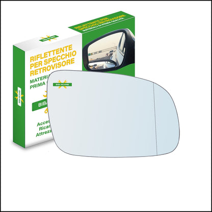 Vetro Specchio Retrovisore Cromato Asferico Lato Dx-Passeggero Per Opel Sintra (APV) dal 1996-1999 BIBA-RICAMBI