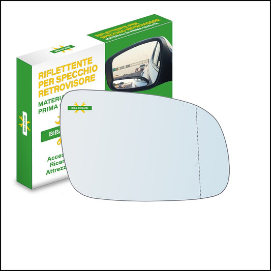 Vetro Specchio Retrovisore Cromato Asferico Lato Dx-Passeggero Per Opel Sintra (APV) dal 1996-1999 BIBA-RICAMBI