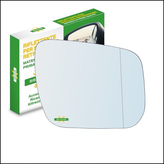 Vetro Specchio Retrovisore Asferico DX Compatibile Per GRAND VITARA II (JT) dal 2009> BIBA-RICAMBI