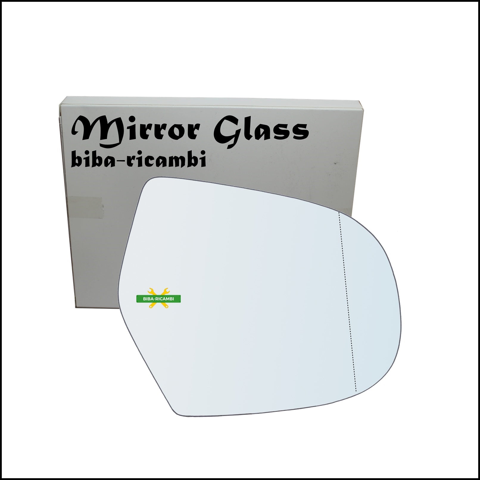 Vetro Specchio Retrovisore Asferico Lato Dx-Passeggero Per Great Wall Hover dal 2005-2011 BIBA-RICAMBI