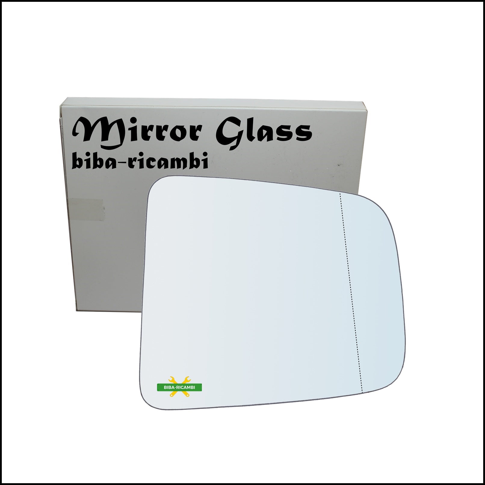 Vetro Specchio Retrovisore Asferico Lato Dx-Passeggero Per Ford Ranger II (ET) dal 2005-2012 BIBA-RICAMBI
