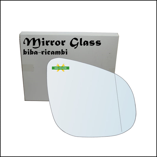 Vetro Specchio Retrovisore Asferico Lato Dx-Passeggero Per Mercedes Citan Combi (415) dal 2012&gt; BIBA-RICAMBI