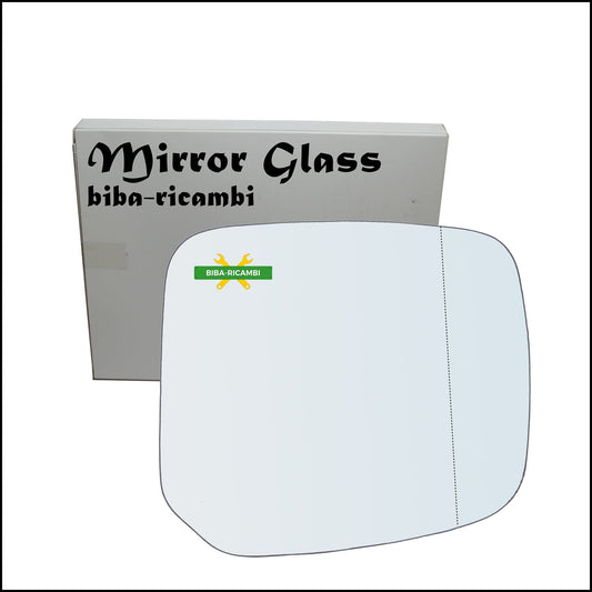Vetro Specchio Retrovisore Asferico Lato Dx-Passeggero Per Mitsubishi L200 I (K7_T) solo dal 1999-2006 BIBA-RICAMBI