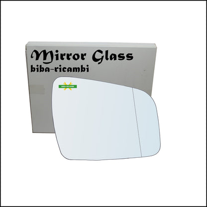 Vetro Specchio Retrovisore Asferico Lato Dx-Passeggero Per Opel Zafira B (A05) solo dal 2008-2015 BIBA-RICAMBI