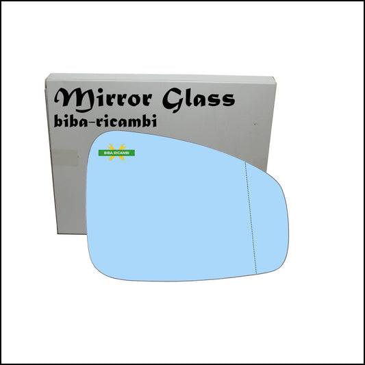 Vetro Specchio Retrovisore Azzuratto Asferico Lato Dx-Passeggero Per Renault Laguna III (BT0/1) dal 2007-2015 BIBA-RICAMBI