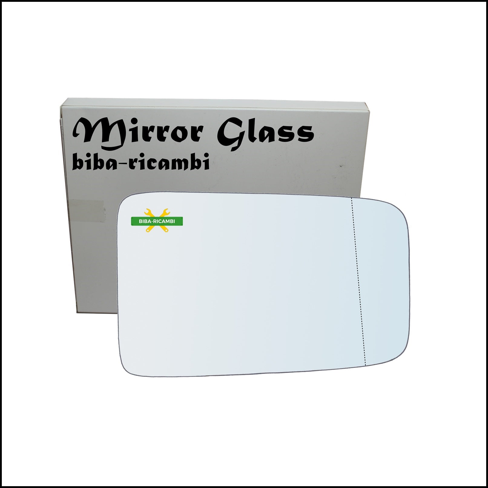 Vetro Specchio Retrovisore Asferico Lato Dx-Passeggero Per Citroen BX (XB) dal 1986-1989 BIBA-RICAMBI