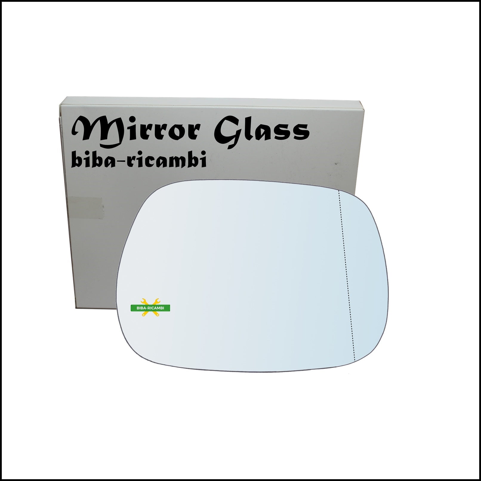 Vetro Specchio Retrovisore Asferico Lato Dx-Passeggero Per Toyota Rav 4 II (A2) dal 2000-2005 BIBA-RICAMBI