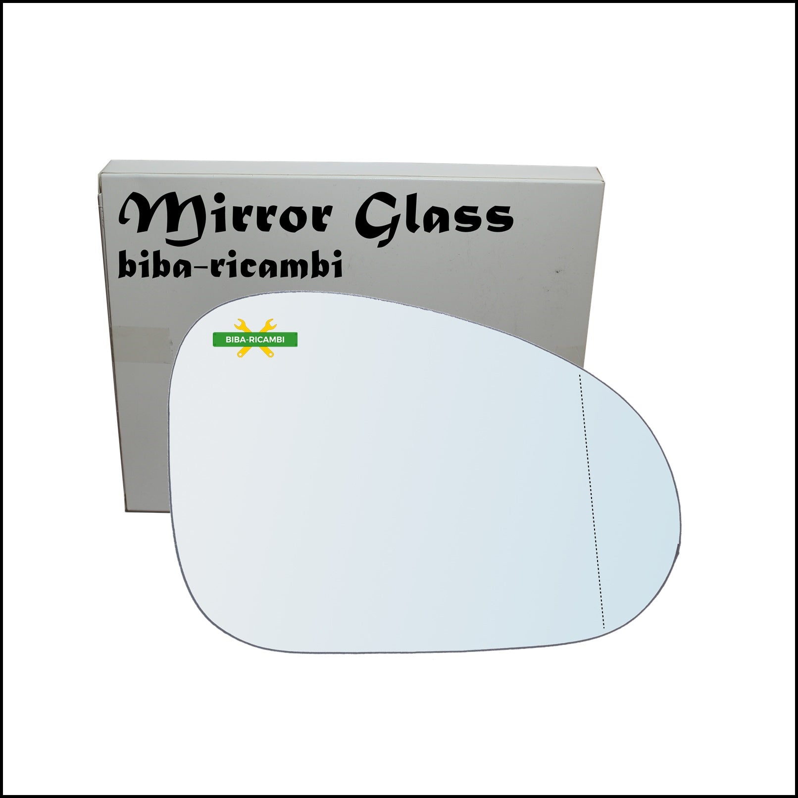 Vetro Specchio Retrovisore Asferico Lato Dx-Passeggero Per Chevrolet Matiz (M200) dal 2005> BIBA-RICAMBI