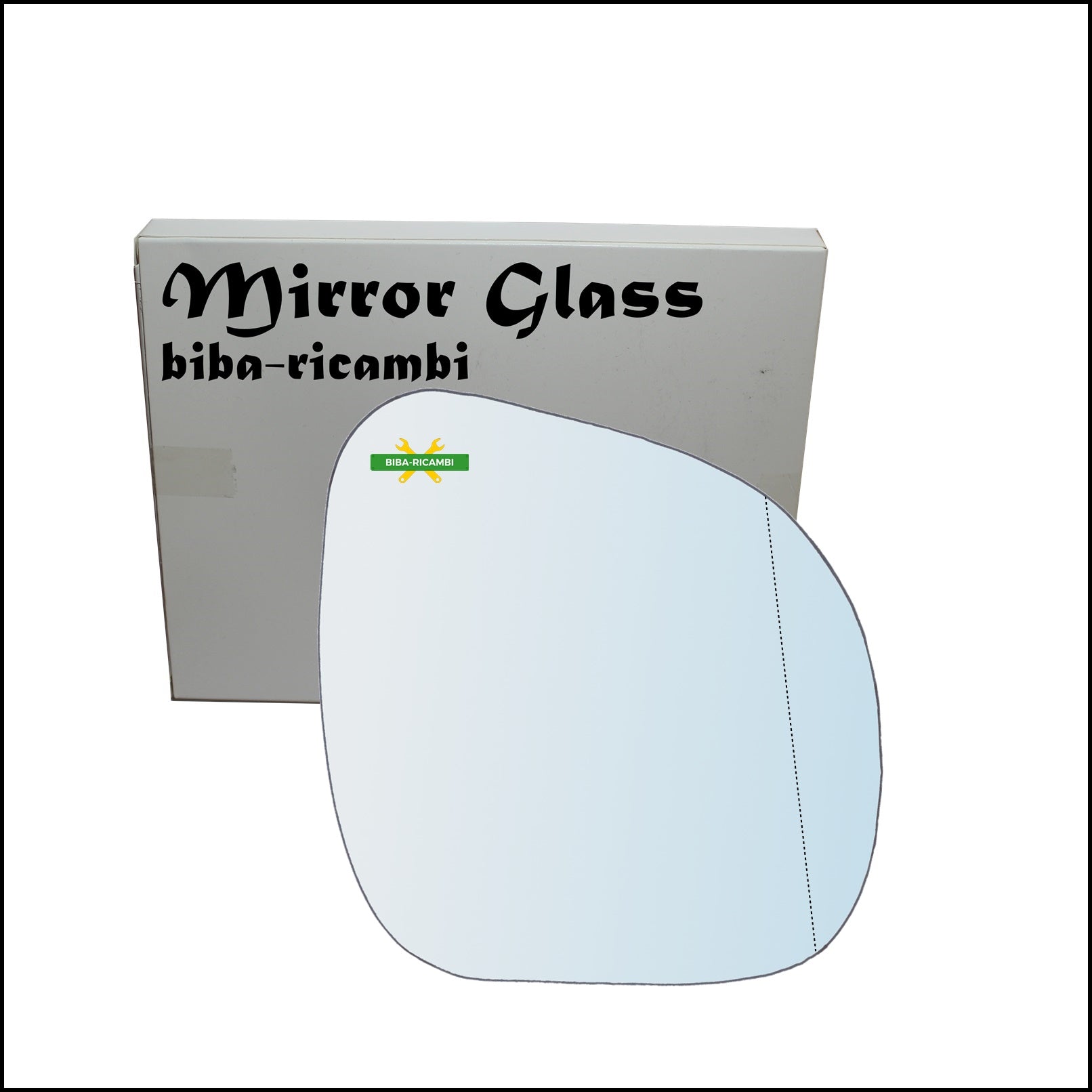 Vetro Specchio Retrovisore Asferico Lato Dx-Passeggero Per Citroen C3 I (FC) solo anno 2009 BIBA-RICAMBI