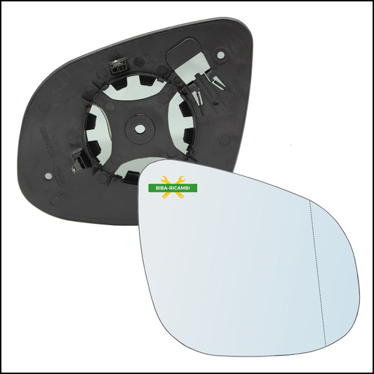 Piastra Specchio Retrovisore Asferica Lato Dx-Passeggero Per Renault Kangoo II (KW0/1) solo dal 2012&gt; BIBA-RICAMBI