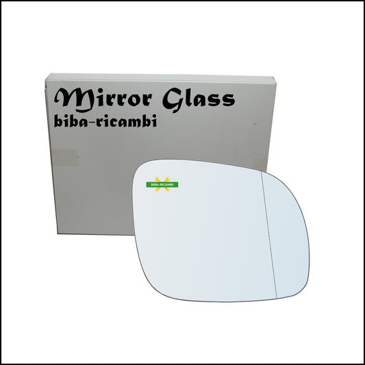 Vetro Specchio Asferico (122x95) Lato Dx-Passeggero Per Seat Cordoba (6K1) dal 1999-2002 BIBA-RICAMBI