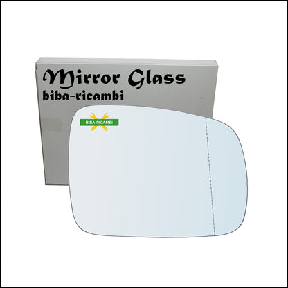 Vetro Specchio Retrovisore Asferico Lato Dx-Passeggero Per Hyundai Terracan (HP) dal 2001-2008 BIBA-RICAMBI
