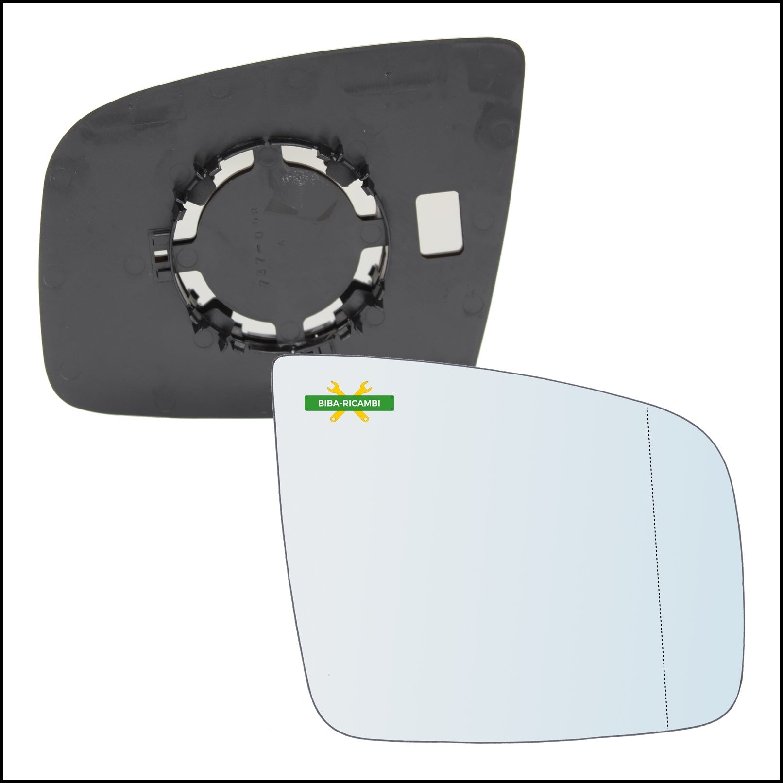Piastra Retrovisore Asferica Lato Dx-Passeggero Per Mercedes Viano (W639) solo dal 2011-2013 BIBA-RICAMBI