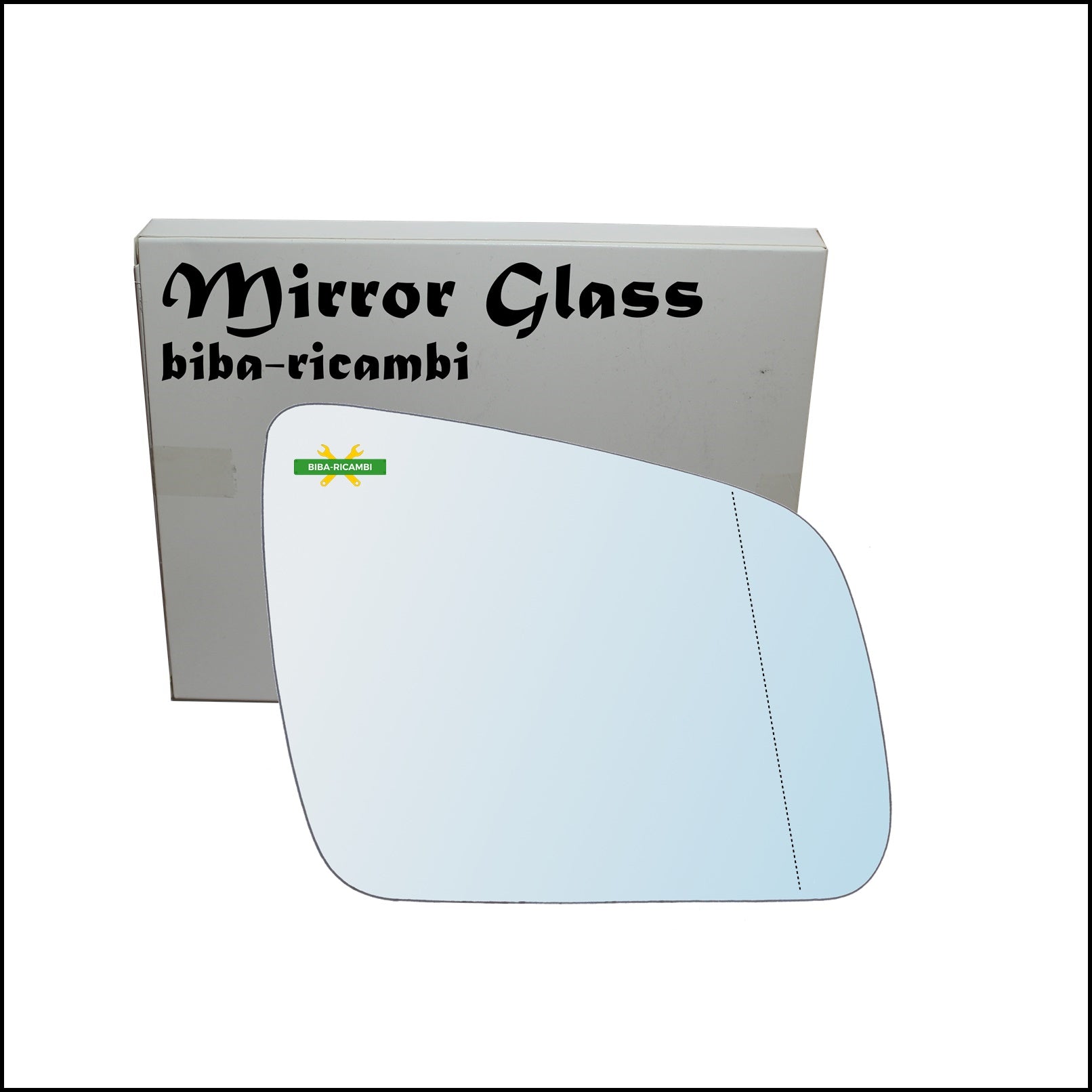 Vetro Specchio Retrovisore Asferico Lato Dx-Passeggero Per Mercedes Benz Classe C (W204,S204) solo dal 2007-2011 BIBA-RICAMBI