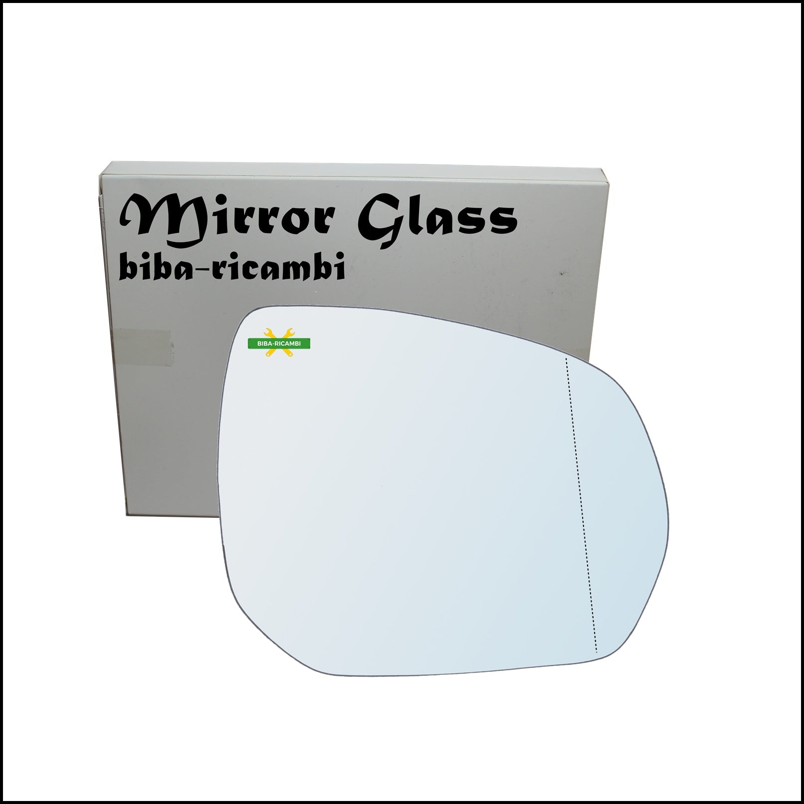 Vetro Specchio Retrovisore Cromato Asferico Lato Dx-Passeggero Per Citroen C4 Grand Picasso I (UA) dal 2004-2013 BIBA-RICAMBI