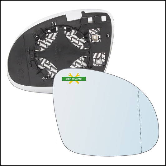 V. Piastra Retrovisore Asferica Termica Lato Dx-Passeggero Per Volkswagen Sharan I (7M8) solo dal 2003-2009 BIBA-RICAMBI