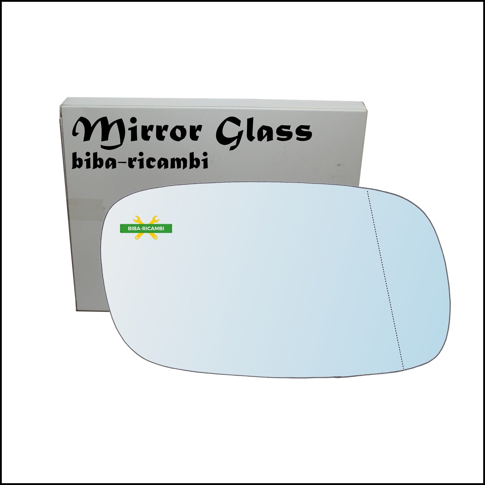Vetro Specchio Retrovisore Asferico Lato Dx-Passeggero Per Opel Calibra (C89) dal 1989-1997 BIBA-RICAMBI