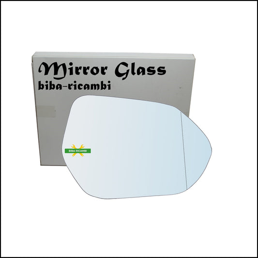 Vetro Specchio Retrovisore Cromato Asferico Lato Dx-Passeggero Per Yaris IV (P21) dal 2020&gt; BIBA-RICAMBI