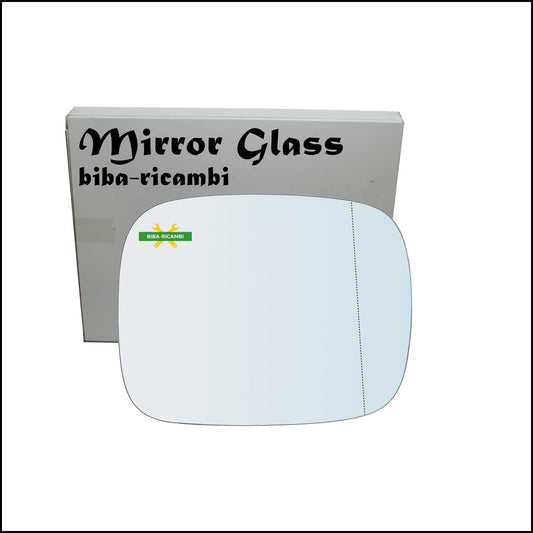 Vetro Specchio Retrovisore Cromato Asferico Lato Dx-Passeggero Per Volvo XC90 I (275) solo dal 2010-2015 BIBA-RICAMBI