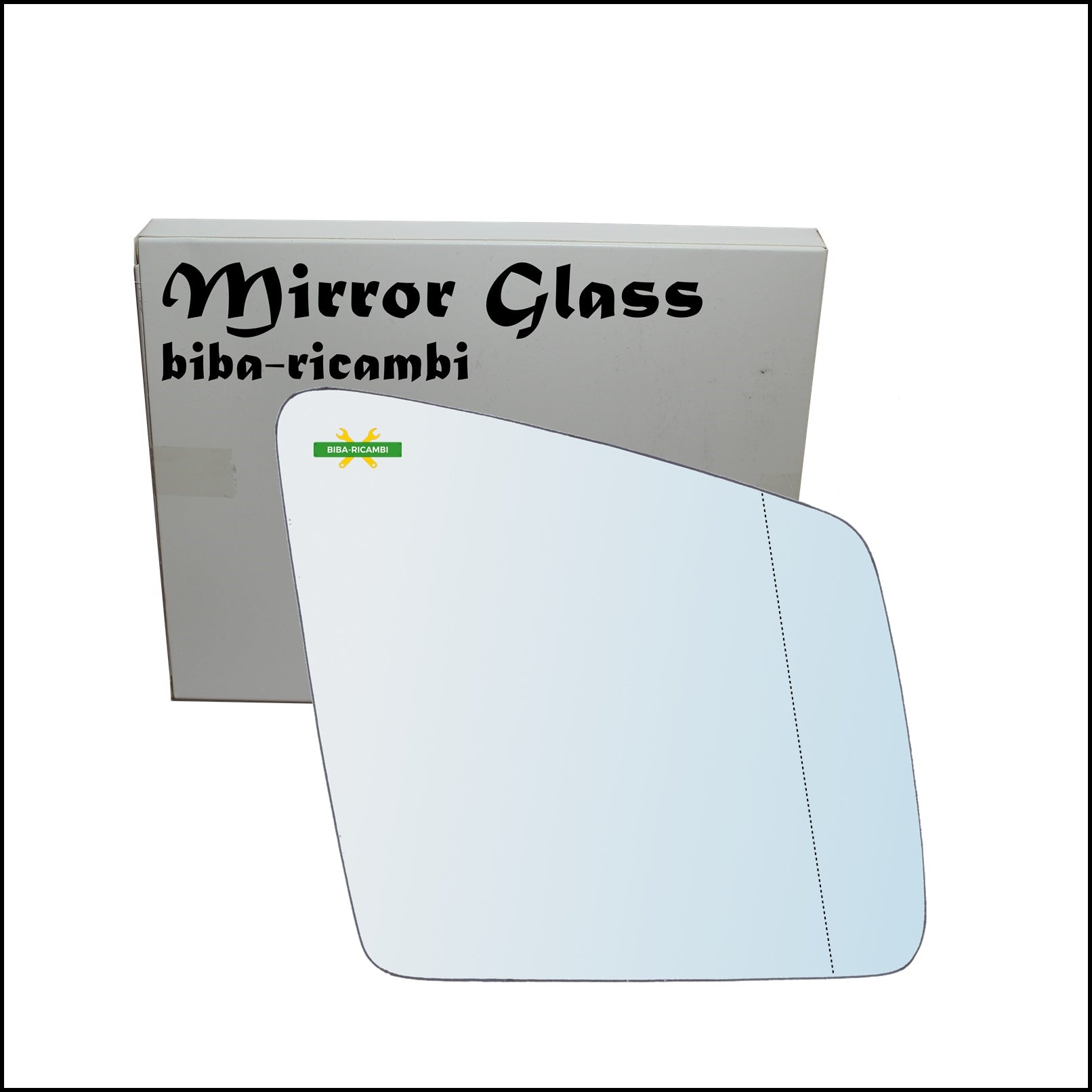 Vetro Specchio Retrovisore Cromato Asferico Lato Dx-Passeggero Per Mercedes Classe GL I (X164) solo dal 2011-2012 BIBA-RICAMBI
