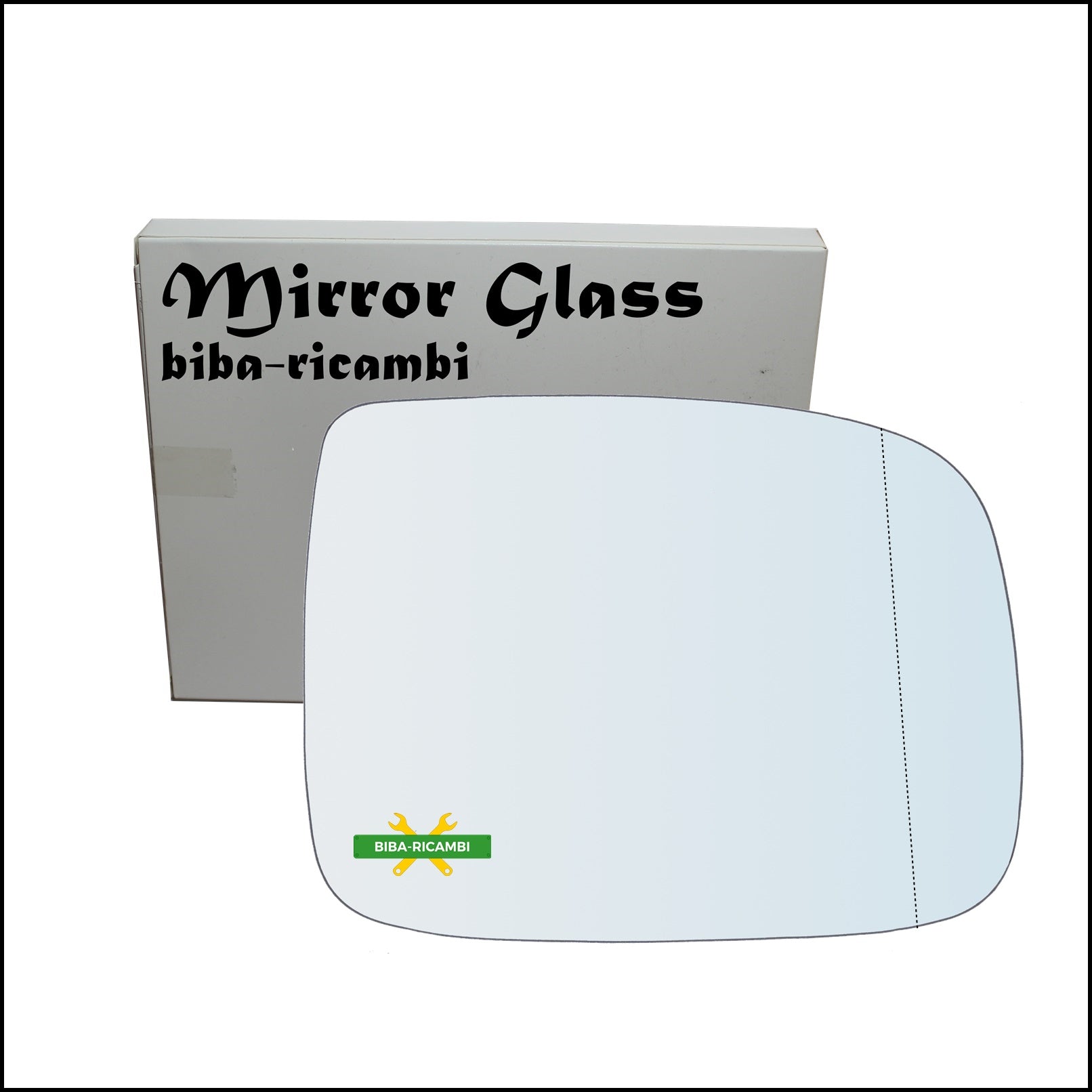 Vetro Specchio Retrovisore Asferico Lato Dx-Passeggero Per Isuzu D-Max I (TFR,TFS) solo dal 2002-2008 BIBA-RICAMBI