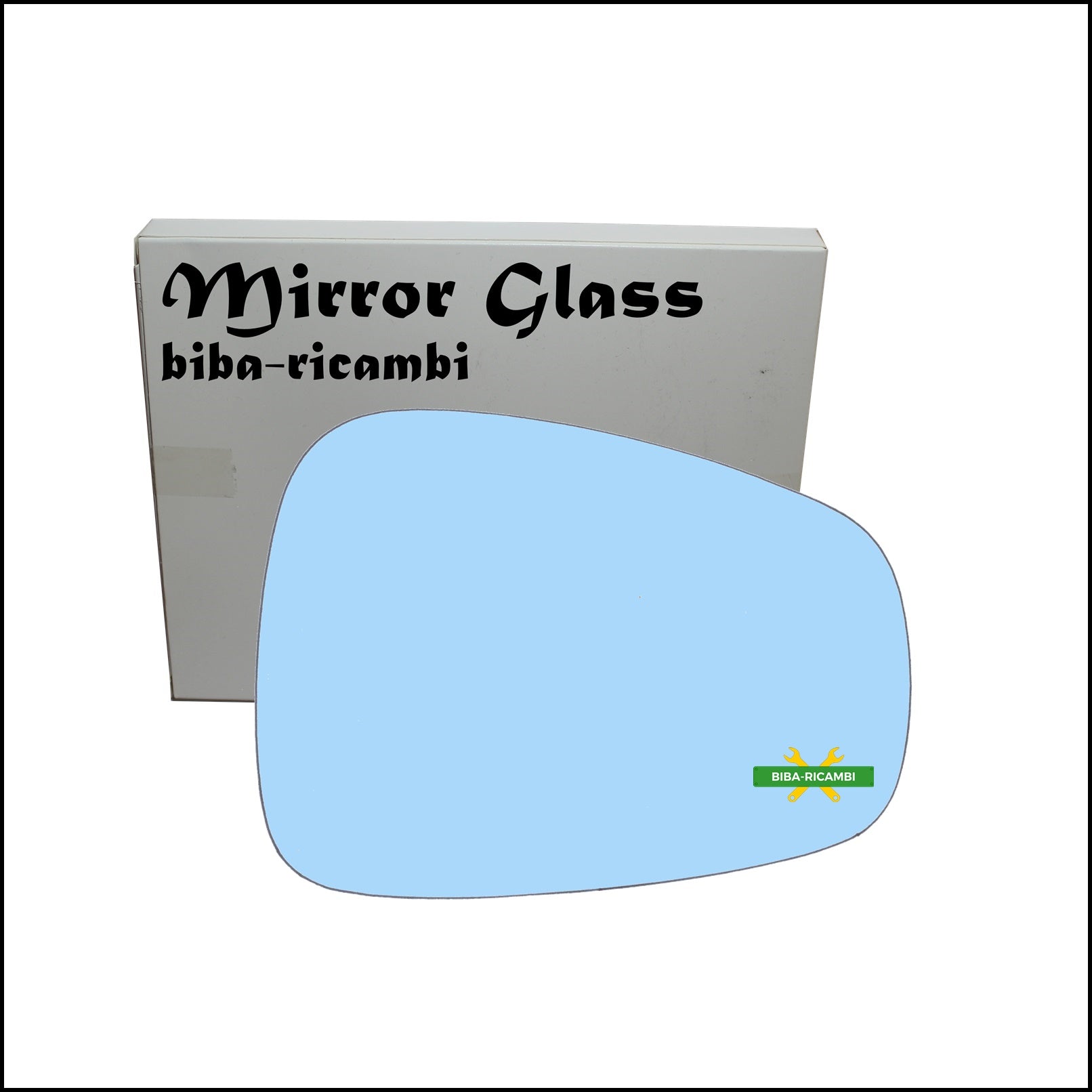 Vetro Specchio Azzuratto Lato Dx-Passeggero Per Alfa Romeo 159 (939) dal 2005-2012 BIBA-RICAMBI