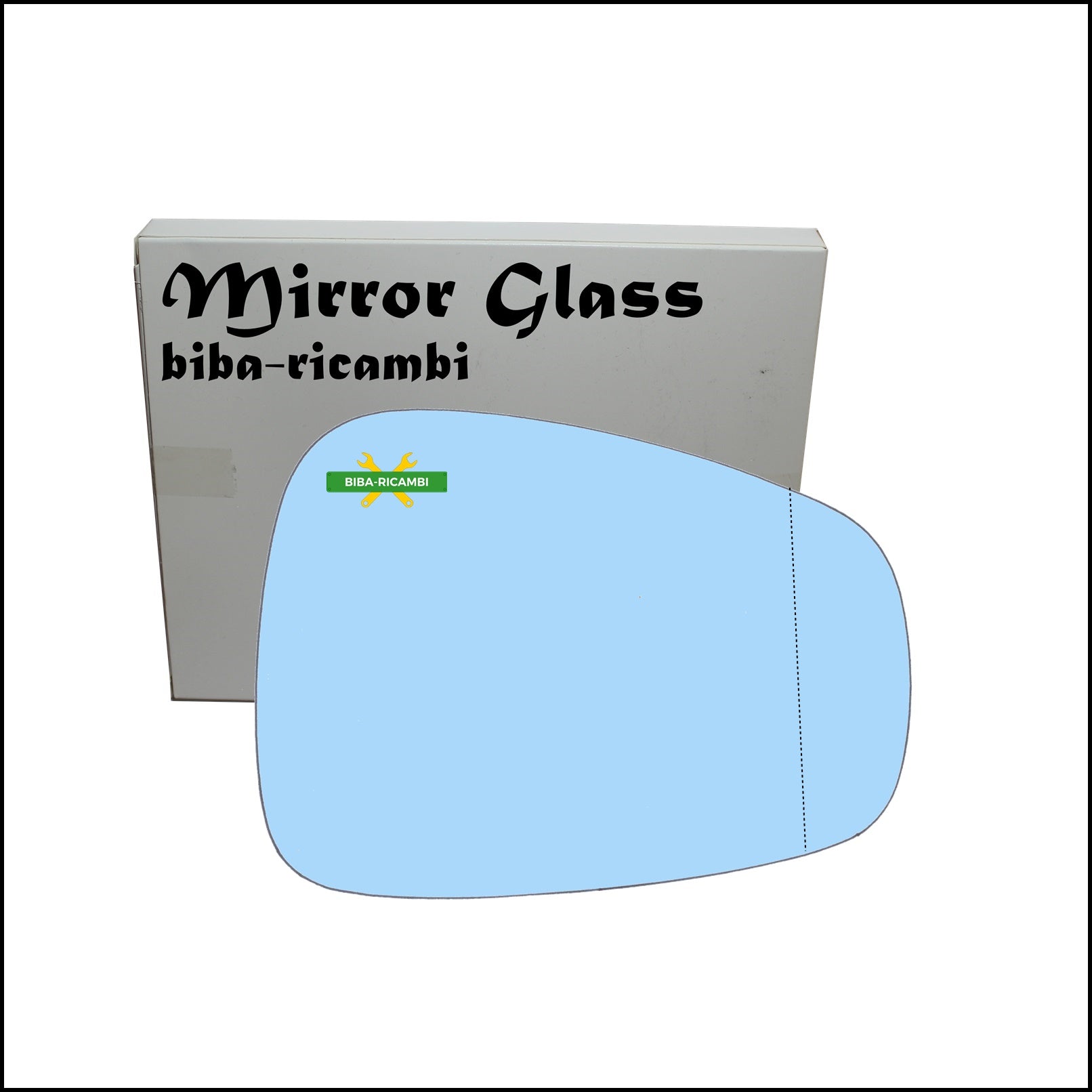Vetro Specchio  Azzuratto Asferico Lato Dx-Passeggero Per Alfa Romeo 159 (939) dal 2005-2012 BIBA-RICAMBI