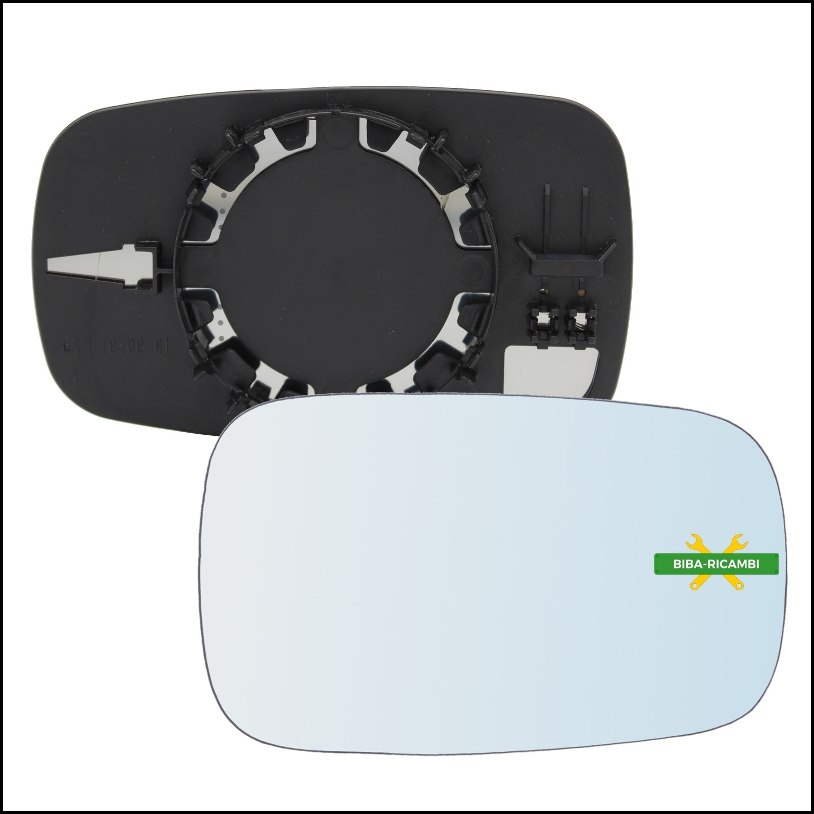 V. Piastra Retrovisore Lato Dx-Passeggero Per Renault Scenic II (JM0/1) dal 2003-2009 BIBA-RICAMBI