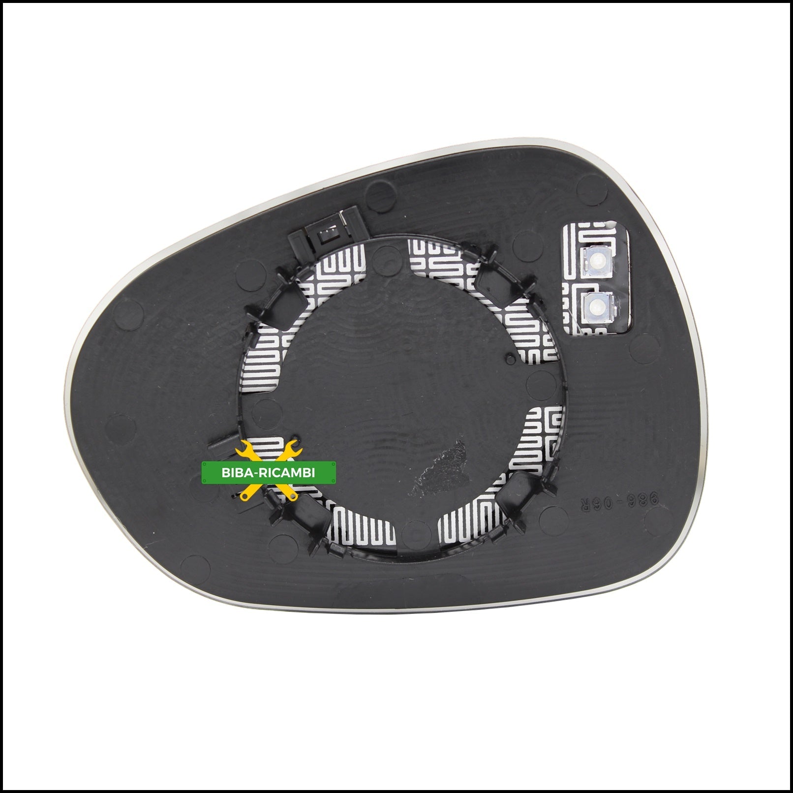 Piastra Retrovisore Termica Asferica Lato Dx-Passeggero Per Alfa Romeo Giulia (952) dal 2015&gt; BIBA-RICAMBI