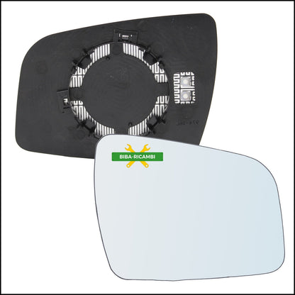 Piastra Retrovisore Termica Lato Dx-Passeggero Per Opel Zafira B solo dal 2008-2012&gt; BIBA-RICAMBI